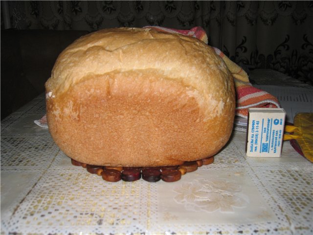 Stokbrood in een broodbakmachine