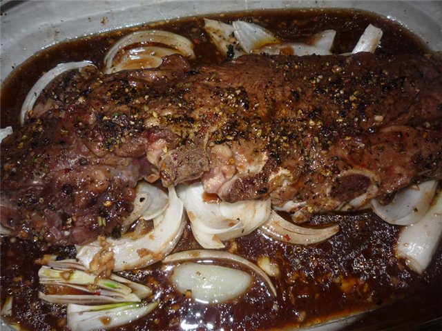 Spicy veal ribs