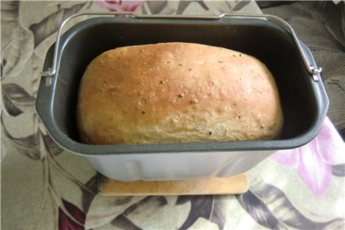 Wheat bran brine bread