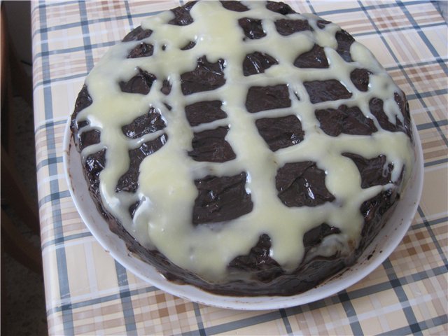 עוגת דובדבן שקדי שוקולד (Panasonic SR-TMH18)