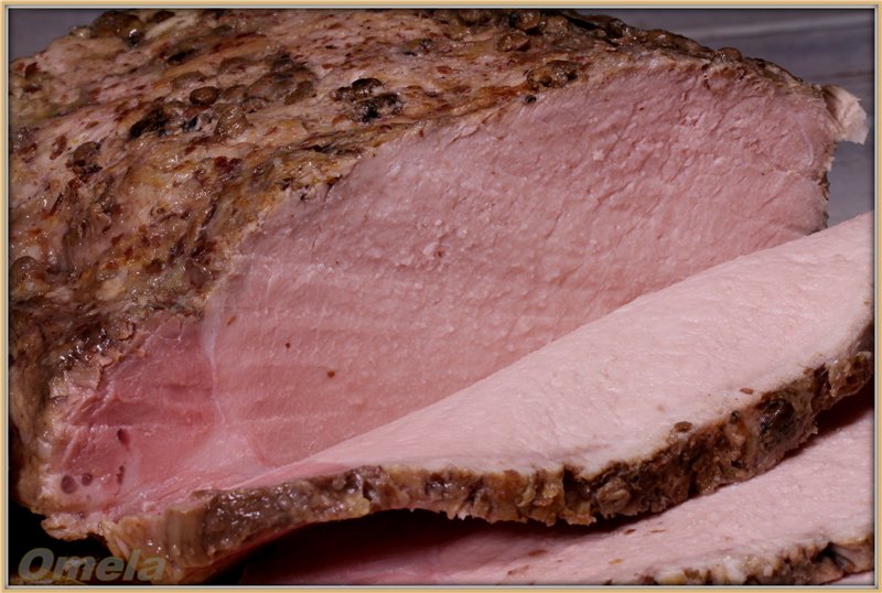 Chuleta de cerdo a la pimienta rosa ("Sous-Vid" Steba DD1)