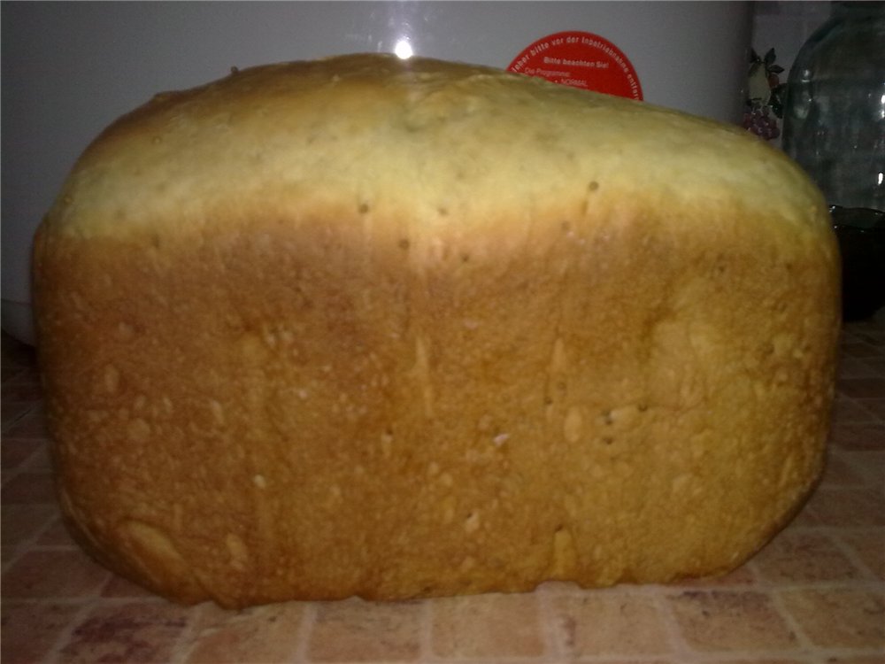 Mustard bread (bread maker)