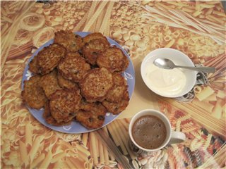 Herculean pancakes with kefir