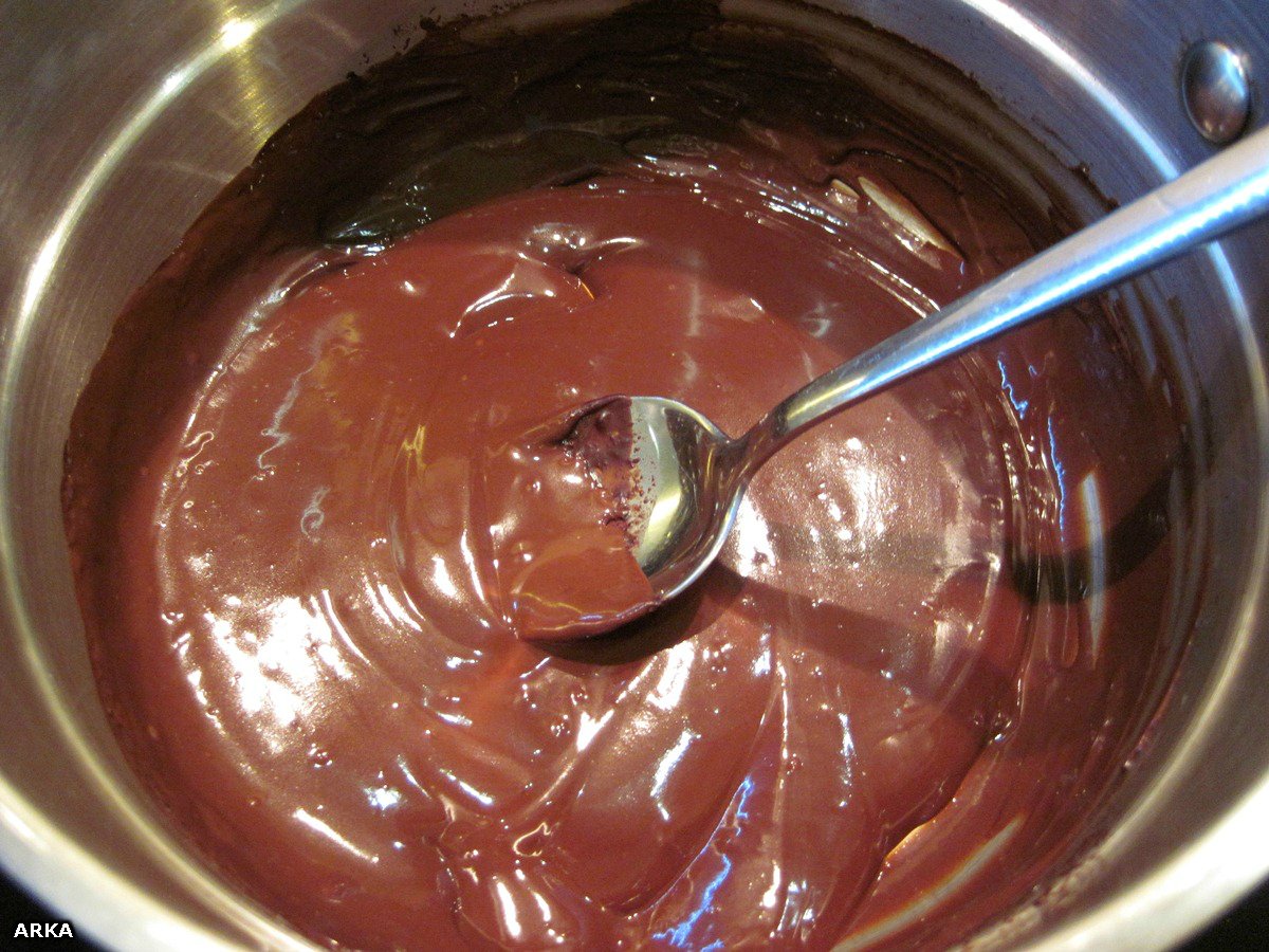 Chocolade marmeren mousse