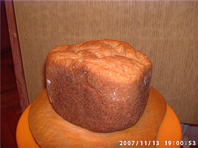 Chleb pszenno-gryczany z kefirem