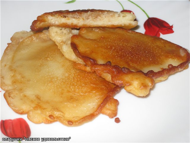 Stale bread pancakes