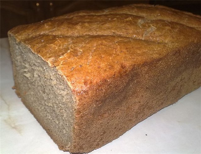 Chleb żytni Bez niczego (piekarnik, wypiekacz do chleba, wolnowar)
