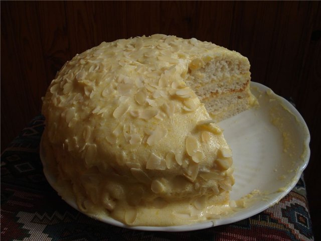 Őszibarack torta (sovány)