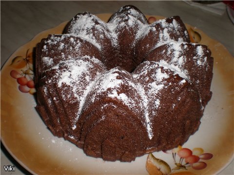 Csokoládé muffin kefirrel és teljes kiőrlésű liszttel