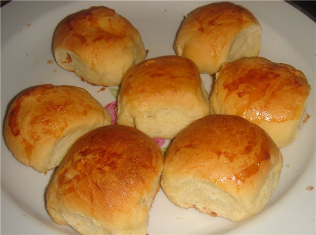 Broodjes met kwark (Buchteln)