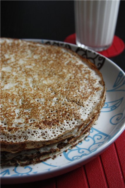 Custard pancakes Zvezdulina