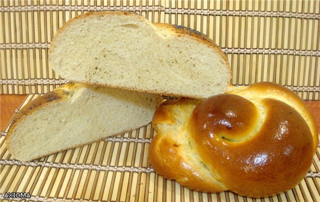 Challah by Maggie Glezer in the oven