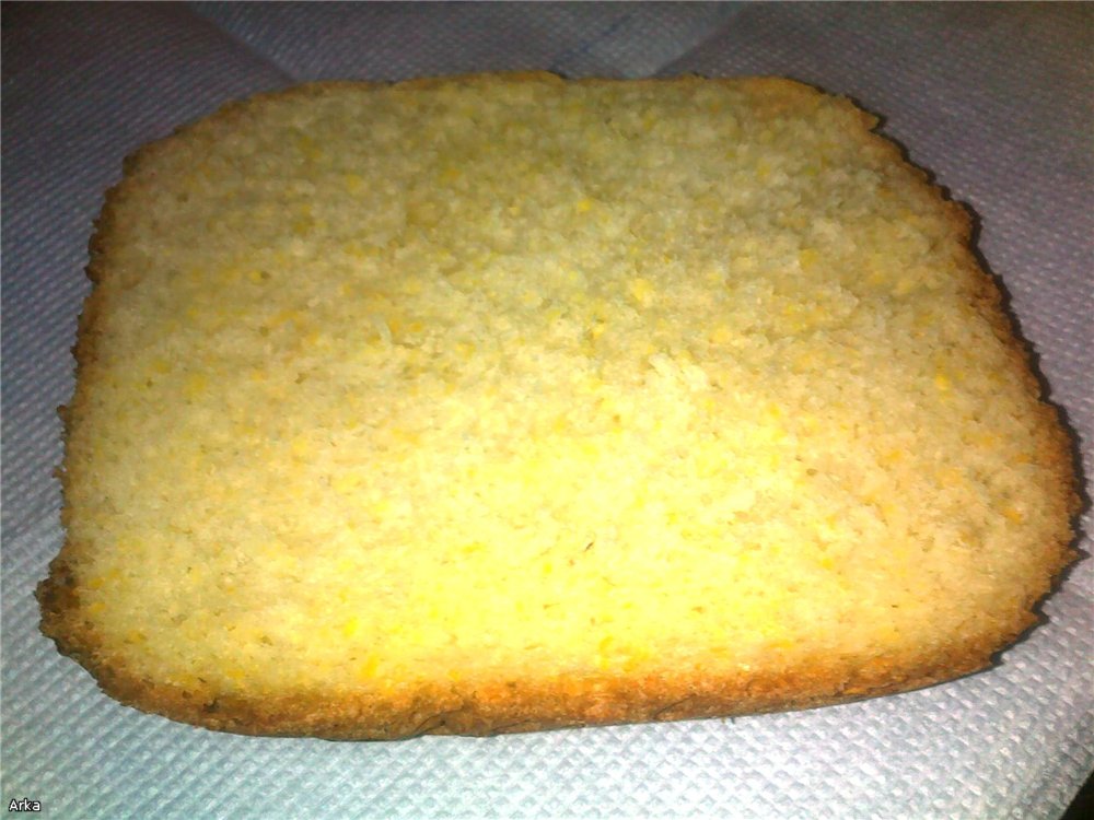 Wheat-corn bread with poppy seeds (oven)