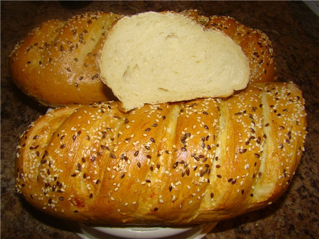 Los panes, baguettes y trenzas son diferentes (opciones de horneado) de Admin.