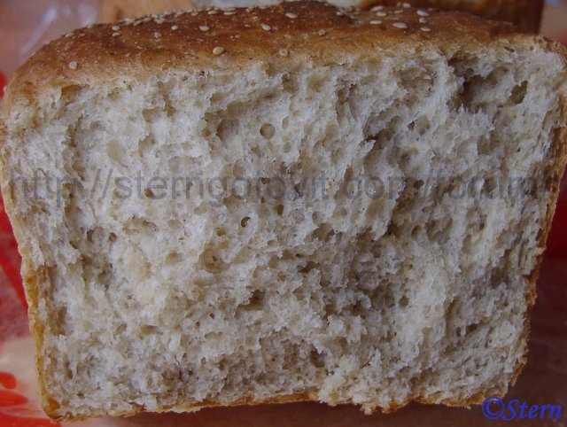 לחם שיבולת שועל מחיטה (תנור)