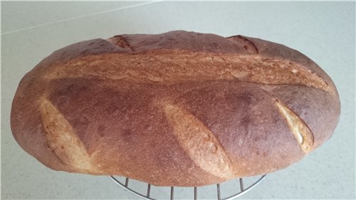 Chleb pszenny miodowo-koniakowy