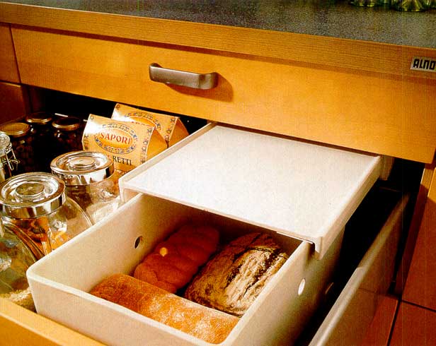 Bread boxes, bags for storing bread