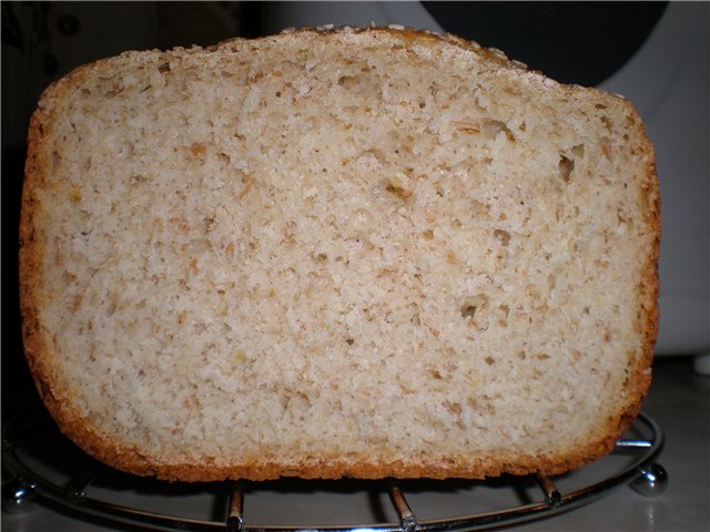 خبز قمح على شكل 
