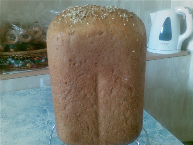 Szezám kenyér 4 gabona (Szerző Alexandra) (kenyérkészítő)