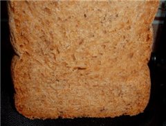 לחם פטריות עם פטריות משומר ביצרן לחם