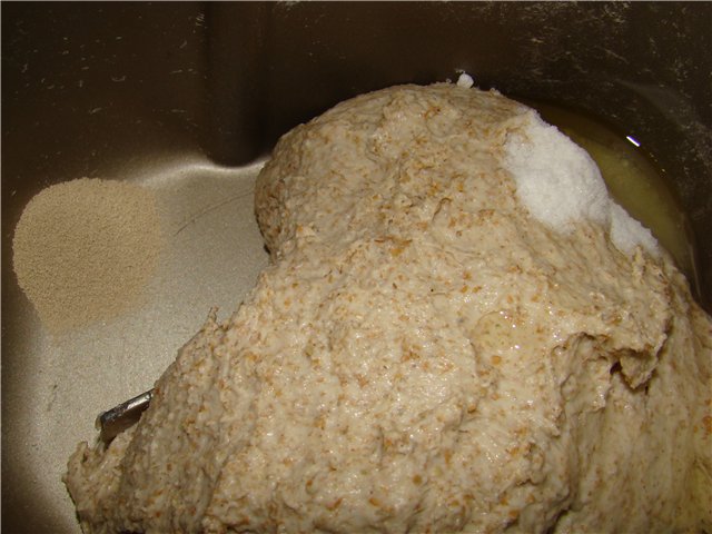Dagelijks brood (met volkoren tarwe en roggemeel)