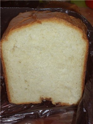 Italian bread with kefir in a bread maker