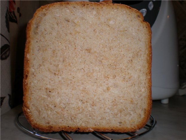 Pan saludable de harina integral