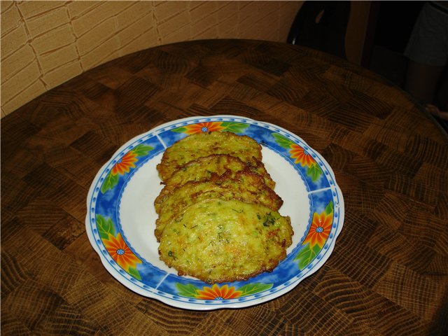 Zucchini-potato pancakes