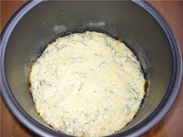 Cheesecake de calabacín en cazuela (Panasonic SR-TMH 18)