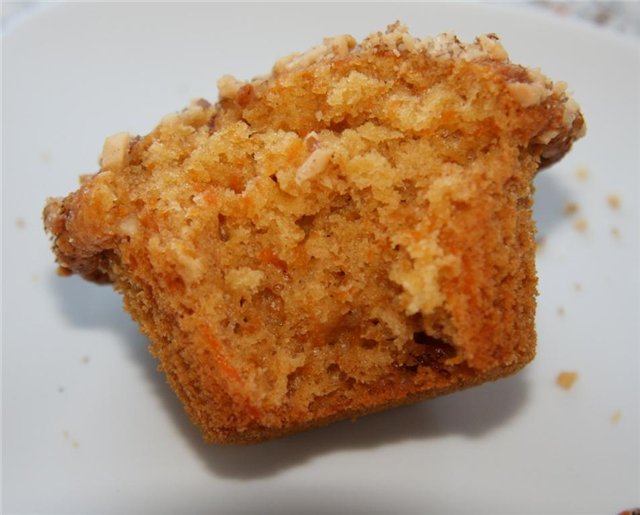 Muffin di carote al miele