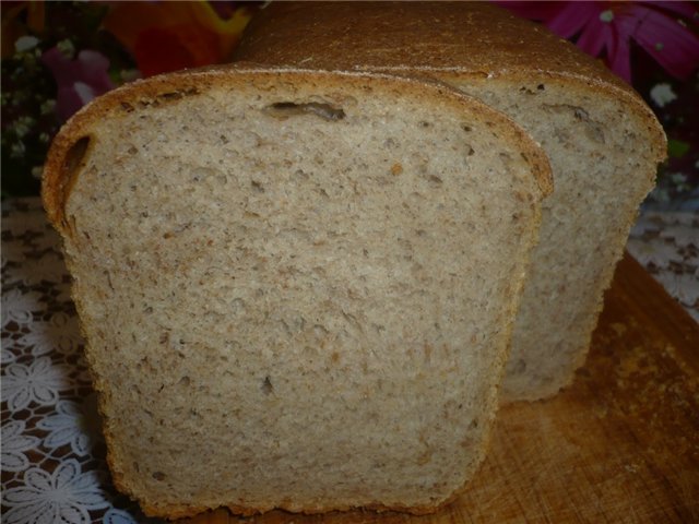 לחם עם טופינמבור.