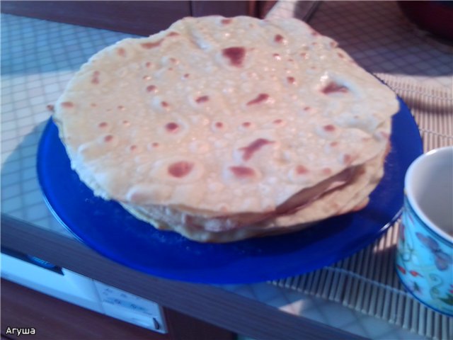 Maïs-tarwe tortilla
