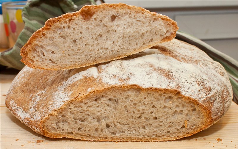 לחם ברטוני (Pain de Breton) בתנור