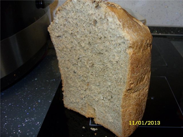 Bork X500. Pan de trigo y centeno sobre kvas seco