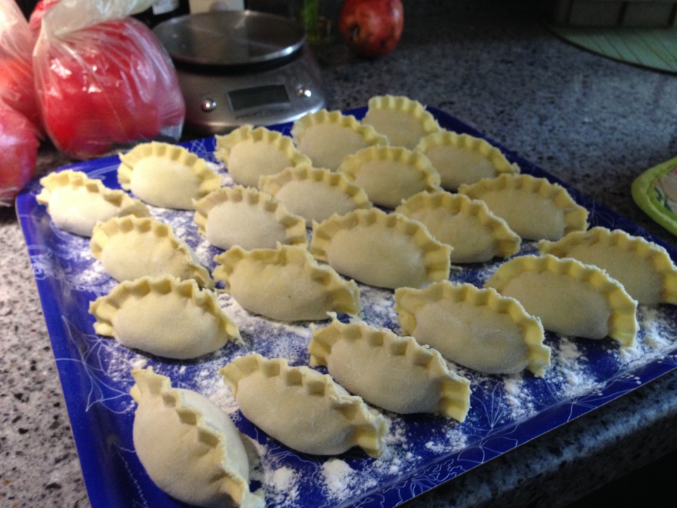 Dumplings from Kutyuma's potato dough (based on chef Vladimir Mukhin)