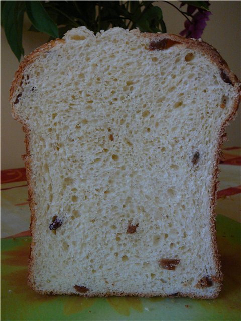 לחם חמאה עם מחמצת בייצור לחם