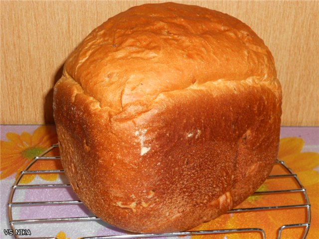 Macchina per il pane Marca 3801.Programma 1 - Pane bianco o base