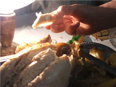 Pollo con patate, cotto al forno interamente dal film Le fabuleux destin d`Amelie Poulain (Amelie)