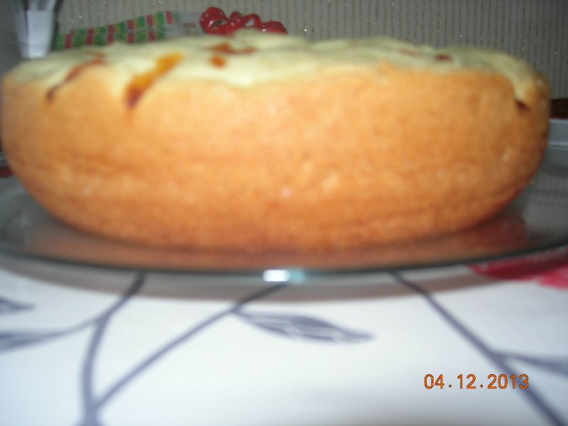 Ciasto z suszonymi morelami w multicookerze Polaris 0520