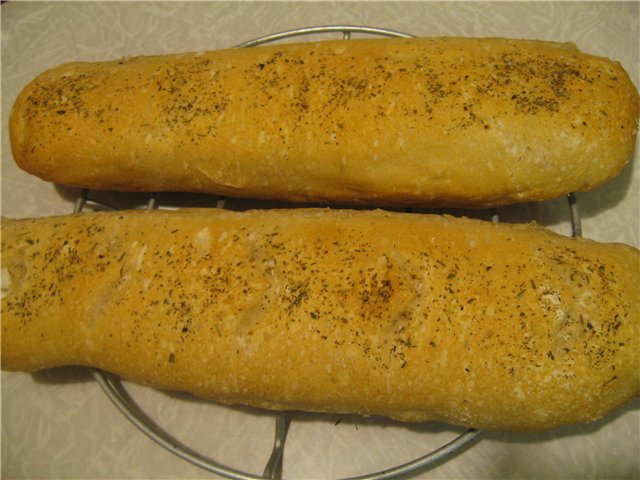 Fransk baguette med surdeig (ekte)