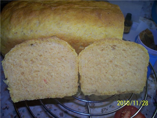 Sárgarépa-zab krém kenyér (sütő)
