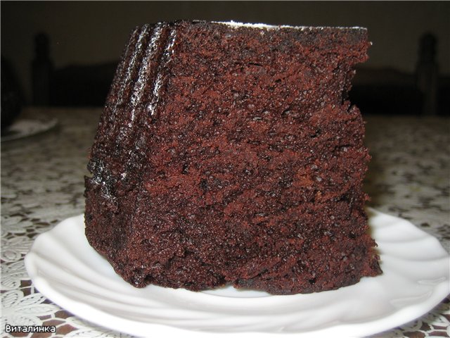 עוגת שוקולד (רזה)