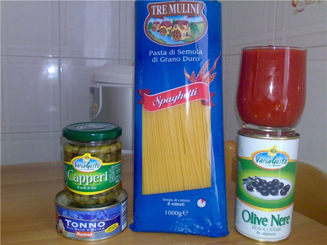 Spaghetti z tuńczykiem