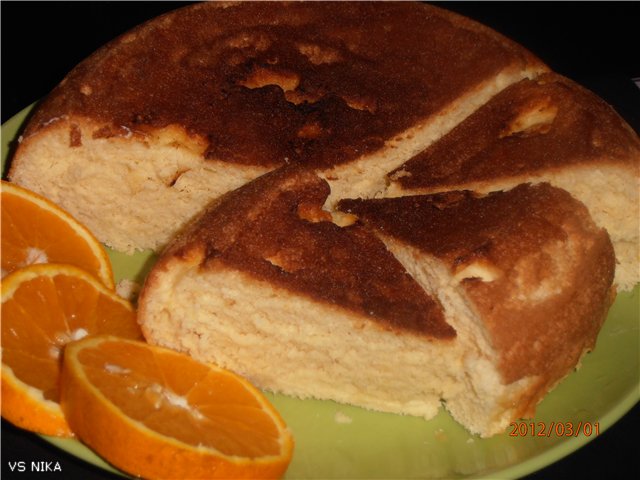 Oranje koekje (snelkookpan merk 6050)