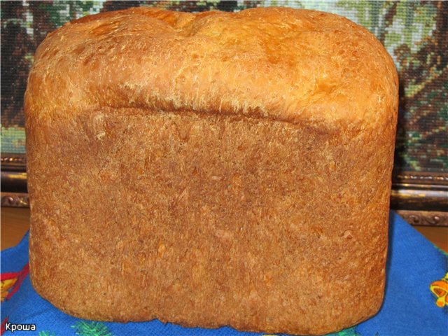 Semi-sweet oat bread