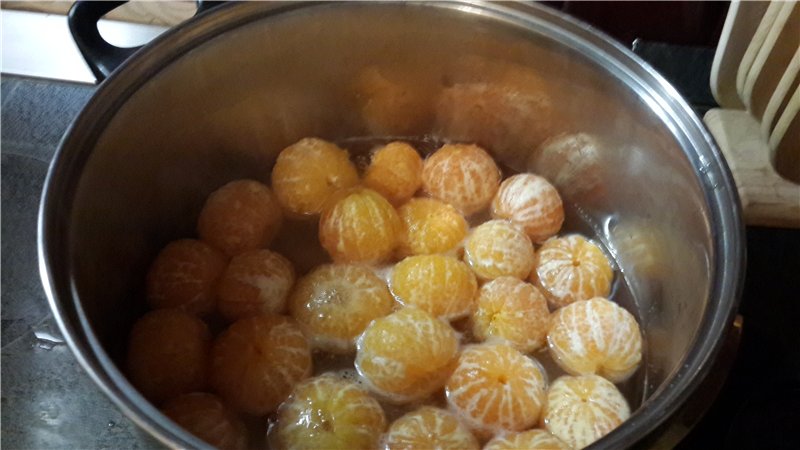 Napon szárított mandarin cukorszirupban