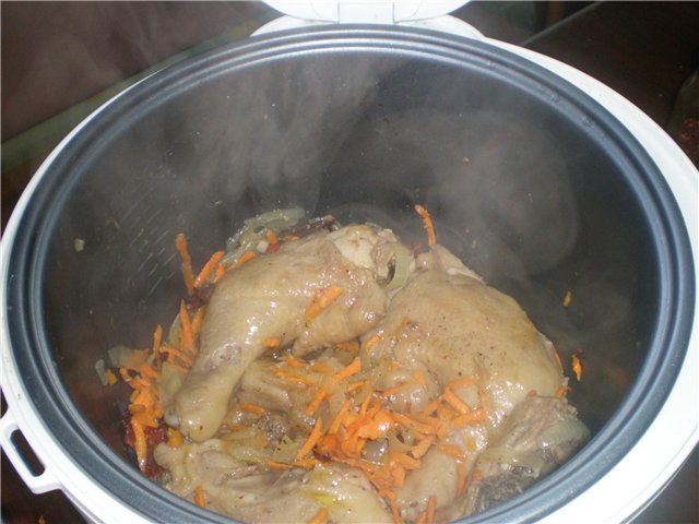 Chicken potatoes (Clatronic rice cooker)