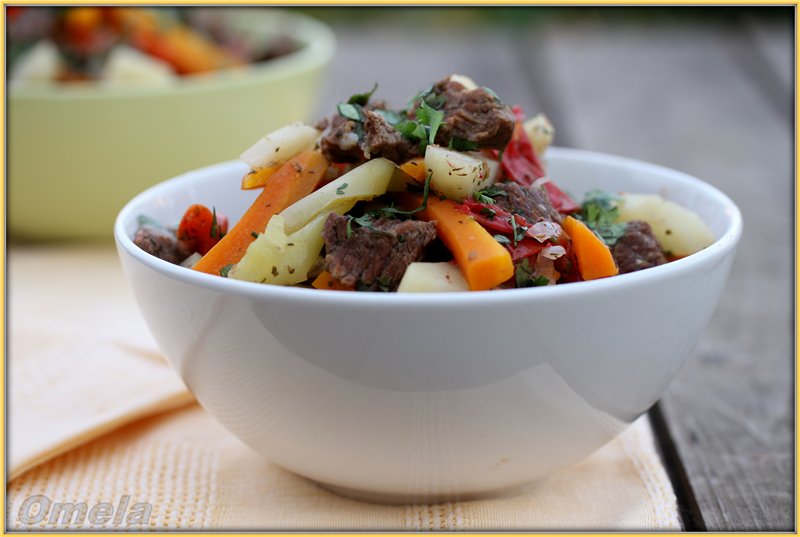 Narhangi - Uzbek stew of vegetables with meat (master class)