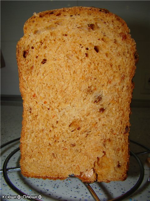 Brood met gedroogde tomaten (broodbakmachine)