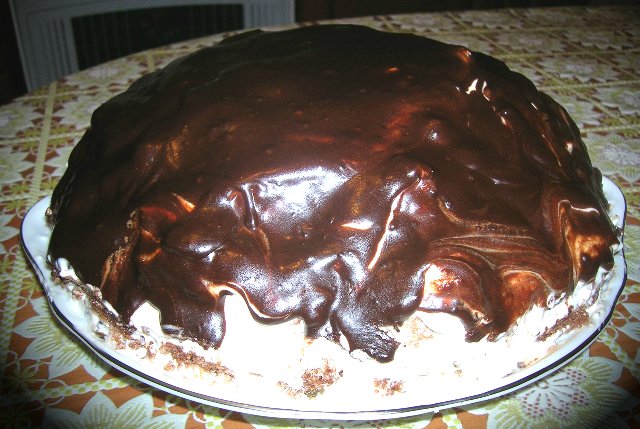 Cake Blond in chocolade